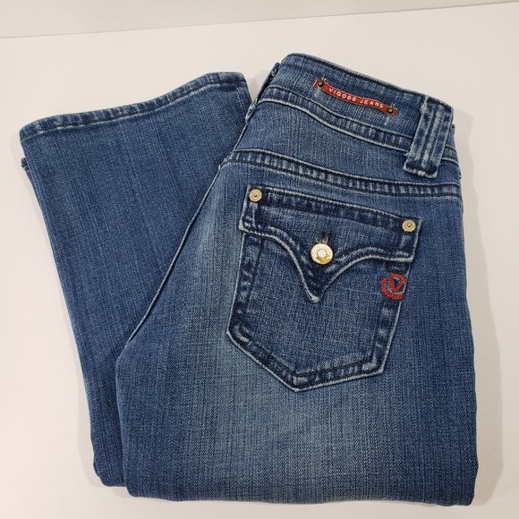 Virgoss Denim - Vigoss New York Boot Cut Jeans with Medium Wash and 5 Pocket Design  Sz 5/6 (28)